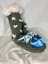Load image into Gallery viewer, Fleece Lined Non-Slip Thermal Slipper Socks - Unicorn