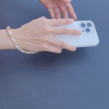 Load image into Gallery viewer, Matte Enamel Phone Wrist Chain - Blue