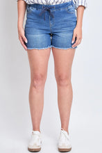 Load image into Gallery viewer, Frayed Hem Jogger Shorts by YMI