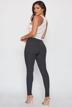 Load image into Gallery viewer, Hyperstretch Mid-Rise Skinny Jean by YMI in Gray - Women's