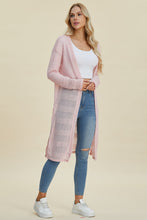 Load image into Gallery viewer, Double Take Full Size Open Front Longline Cardigan