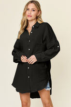 Load image into Gallery viewer, Double Take Full Size Pocketed Texture Button Up Shirt
