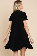 Load image into Gallery viewer, Culture Code Full Size Notched Short Sleeve Dress