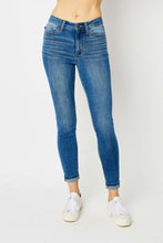 Load image into Gallery viewer, Judy Blue Full Size Cuffed Hem Mid Rise Skinny Jeans