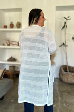 Load image into Gallery viewer, Double Take Full Size Open Front Longline Cardigan