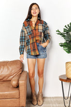 Load image into Gallery viewer, Double Take Plaid Shirt Jacket with Breast Pockets