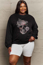 Load image into Gallery viewer, Simply Love SKULL Graphic Sweatshirt