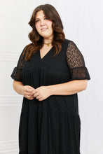 Load image into Gallery viewer, P & Rose Lovely Lace Full Size Tiered Dress