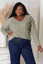 Load image into Gallery viewer, Culture Code V-Neck Long Sleeve T-Shirt