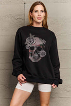 Load image into Gallery viewer, Simply Love SKULL Graphic Sweatshirt