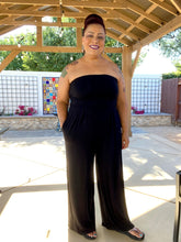 Load image into Gallery viewer, Sleeveless Black Jumpsuit with Pockets by White Birch