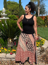 Load image into Gallery viewer, Boho Maxi Skirt with Print - Women's