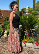 Load image into Gallery viewer, Boho Maxi Skirt with Print - Women's