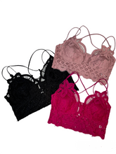 Load image into Gallery viewer, Spice It Up Crochet Lace Bralette - Curvy