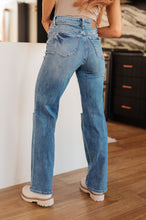 Load image into Gallery viewer, Judy Blue Bree High Rise Control Top Distressed Straight Jeans