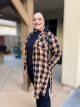 Load image into Gallery viewer, Buffalo Plaid Long Sleeve Shirt Jacket