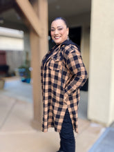 Load image into Gallery viewer, Buffalo Plaid Long Sleeve Shirt Jacket