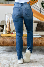 Load image into Gallery viewer, Judy Blue Christine High Contrast Slim Bootcut Destroyed Jeans
