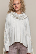 POL Clothing Cowl Neck Hoodie