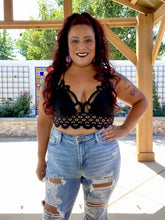 Load image into Gallery viewer, Spice It Up Crochet Lace Bralette - Curvy
