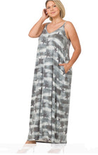 Load image into Gallery viewer, Stars and Stripes Cami Maxi Dress - Curvy