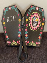 Load image into Gallery viewer, Sugar Skull Coffin Wallet