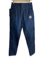 Dark Wash Pull On Contour Jean with Pockets by One 5 One