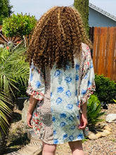 Load image into Gallery viewer, Multi Floral and Animal Print Kimono with Ruffle Sleeves