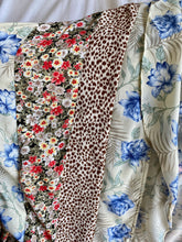 Load image into Gallery viewer, Multi Floral and Animal Print Kimono with Ruffle Sleeves