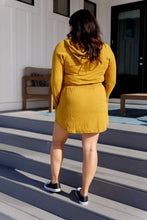 Load image into Gallery viewer, Getting Out Long Sleeve Hoodie Romper Gold Spice by Rae Mode