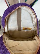 Load image into Gallery viewer, Mushroom Himalayan Hemp Backpack - Purple