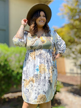 Load image into Gallery viewer, Floral Paisley Boho Dress - Curvy