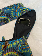 Load image into Gallery viewer, Boho Kaleidoscope Crossbody Bag-Ivory or Blue/Green