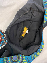 Load image into Gallery viewer, Boho Kaleidoscope Crossbody Bag-Ivory or Blue/Green