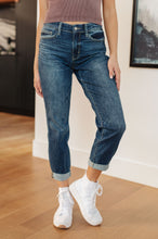 Load image into Gallery viewer, Judy Blue London Midrise Cuffed Boyfriend Jeans