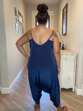 Load image into Gallery viewer, Bohemian Navy Blue Harem Jumper