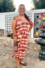 Load image into Gallery viewer, Stars and Stripes Cami Maxi Dress - Womens