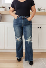 Load image into Gallery viewer, Rose High Rise 90's Straight Jeans by Judy Blue in Dark Wash
