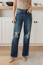Load image into Gallery viewer, Rose High Rise 90's Straight Jeans by Judy Blue in Dark Wash