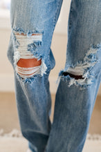 Load image into Gallery viewer, Judy Blue Rose High Rise 90's Straight Jeans in Light Wash