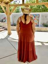 Load image into Gallery viewer, Sleeveless Tiered V-Neck Maxi Dress - Women's