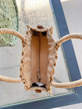 Load image into Gallery viewer, Circular Woven Crossbody Boho Bag