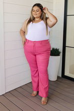 Load image into Gallery viewer, Judy Blue Tanya Control Top Faux Leather Pants in Hot Pink
