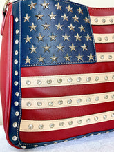 Load image into Gallery viewer, USA Flag Concealed Carry Handbag - Red