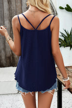 Load image into Gallery viewer, Eyelet V-Neck Double Strap Cami