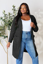 Load image into Gallery viewer, Basic Bae Ribbed Open Front Long Sleeve Cardigan