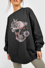 Load image into Gallery viewer, Simply Love SKULL Graphic Sweatshirt