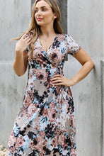 Load image into Gallery viewer, Heimish Give Me Roses Floral Maxi Wrap Dress