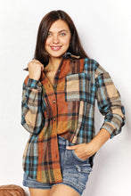 Load image into Gallery viewer, Double Take Plaid Shirt Jacket with Breast Pockets