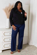 Load image into Gallery viewer, Culture Code Zip-Up Jacket with Pockets - Black